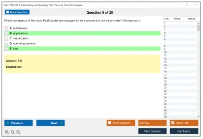 Cisco 350-701 Implementing and Operating Cisco Security Core Technologies (SCOR 350-701) Practice test exam simulator test engine exam Prep practice test questions answers Image 9
