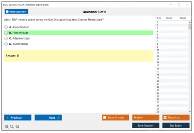 EMC E20-807 VMAX3 Solutions Expert Exam Practice test exam simulator test engine exam Prep practice test questions answers Image 3