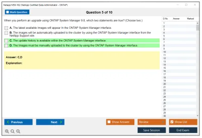 Netapp NS0-162 NetApp Certified Data Administrator (ONTAP) Practice test exam simulator test engine exam Prep practice test questions answers Image 5