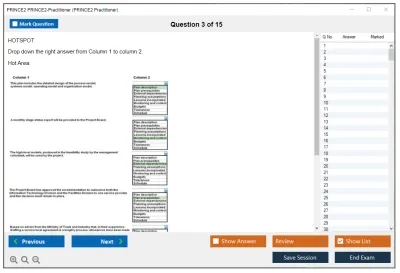 PRINCE2 PRINCE2-Practitioner PRINCE2 Practitioner Exam Practice test exam simulator test engine exam Prep practice test questions answers Image 3