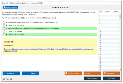 Cisco 300-610 Designing Cisco Data Center Infrastructure (DCID) Practice test exam simulator test engine exam Prep practice test questions answers Image 3