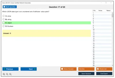 Cisco 200-301 Cisco Certified Network Associate Practice test exam simulator test engine exam Prep practice test questions answers Image 17