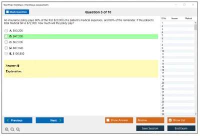 Test Prep WorkKeys WorkKeys Assessment Practice test exam simulator test engine exam Prep practice test questions answers Image 3