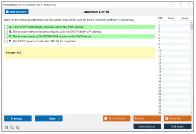 Fortinet NSE4_FGT-6.0 Fortinet NSE 4 - FortiOS 6.0 Practice test exam simulator test engine exam Prep practice test questions answers Image 4