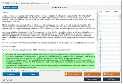 ITIL ITILSC-SOA ITIL Service Capability Service Offerings and Agreements Practice test exam simulator test engine exam Prep practice test questions answers Image 3