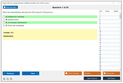 Juniper JN0-102 Juniper Networks Certified Associate Junos (JNCIA-Junos) Practice test exam simulator test engine exam Prep practice test questions answers Image 1