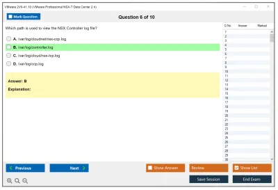 VMware 2V0-41.19 VMware Professional NSX-T Data Center 2.4 Practice test exam simulator test engine exam Prep practice test questions answers Image 6