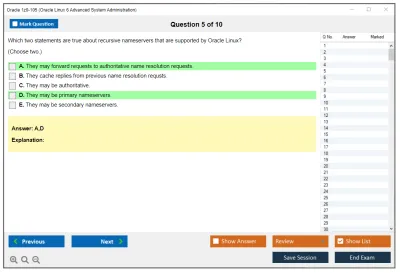 Oracle 1z0-105 Oracle Linux 6 Advanced System Administration Practice test exam simulator test engine exam Prep practice test questions answers Image 5
