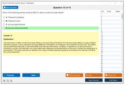 CompTIA SK0-005 CompTIA Server+ Certification Exam Practice test exam simulator test engine exam Prep practice test questions answers Image 10