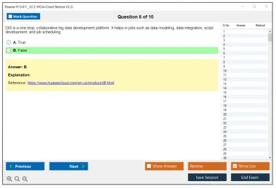 Huawei H13-811_V2.2 HCIA-Cloud Service V2.2 Practice test exam simulator test engine exam Prep practice test questions answers Image 6