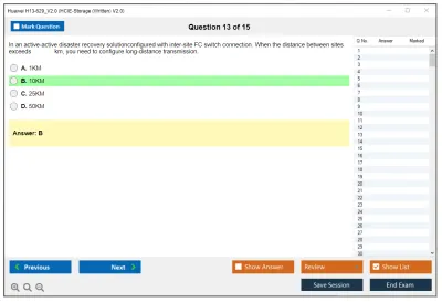 Huawei H13-629_V2.0 HCIE-Storage (Written) V2.0 Practice test exam simulator test engine exam Prep practice test questions answers Image 13