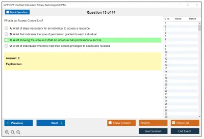 IAPP CIPT Certified Information Privacy Technologist (CIPT) Practice test exam simulator test engine exam Prep practice test questions answers Image 13
