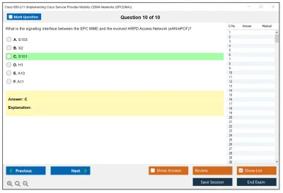 Cisco 600-211 Implementing Cisco Service Provider Mobility CDMA Networks (SPCDMA) Practice test exam simulator test engine exam Prep practice test questions answers Image 10