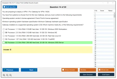 Checkpoint 156-315.77 Check Point Certified Security Expert Practice test exam simulator test engine exam Prep practice test questions answers Image 14