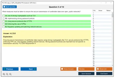 PCI SSC qpa_n QPA_NQualified PIN Assessor (QPA New) Practice test exam simulator test engine exam Prep practice test questions answers Image 5