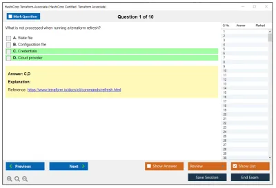 HashiCorp Terraform-Associate HashiCorp Certified: Terraform Associate Practice test exam simulator test engine exam Prep practice test questions answers Image 1