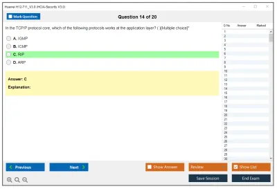 Huawei H12-711_V3.0 HCIA-Security V3.0 Practice test exam simulator test engine exam Prep practice test questions answers Image 14