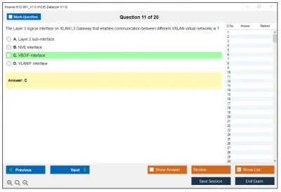 Huawei H12-891_V1.0 HCIE-Datacom V1.0 Practice test exam simulator test engine exam Prep practice test questions answers Image 11