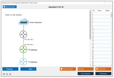 VMware 2V0-41.20 Professional VMware NSX-T Data Center Practice test exam simulator test engine exam Prep practice test questions answers Image 9