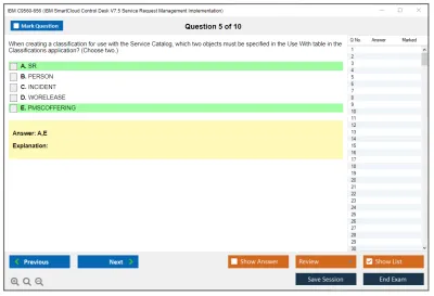 IBM C9560-656 IBM SmartCloud Control Desk V7.5 Service Request Management Implementation Practice test exam simulator test engine exam Prep practice test questions answers Image 5