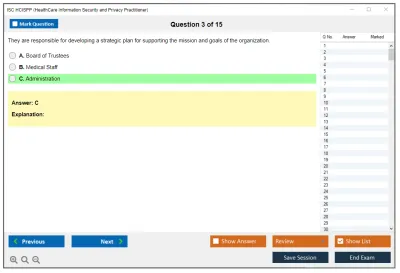 ISC2 HCISPP HealthCare Information Security and Privacy Practitioner Practice test exam simulator test engine exam Prep practice test questions answers Image 3
