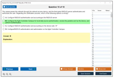 Huawei H12-723_V3.0 HCIP-Security-CTSS V3.0 Practice test exam simulator test engine exam Prep practice test questions answers Image 10