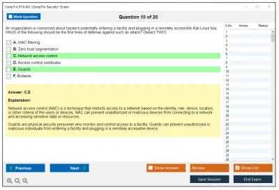 CompTIA SY0-601 CompTIA Security+ Exam 2023 Practice test exam simulator test engine exam Prep practice test questions answers Image 10