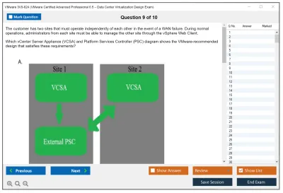 VMware 3V0-624 VMware Certified Advanced Professional 6.5 – Data Center Virtualization Design Exam Practice test exam simulator test engine exam Prep practice test questions answers Image 9