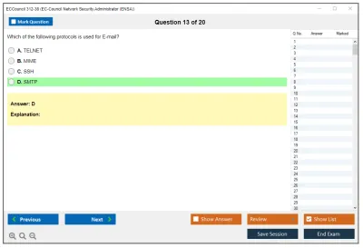 ECCouncil 312-38 Certified Network Defender (CND) Practice test exam simulator test engine exam Prep practice test questions answers Image 13