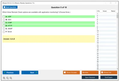 VMware 5V0-34.19 VMware vRealize Operations 7.5 Practice test exam simulator test engine exam Prep practice test questions answers Image 5