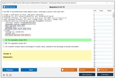Huawei H12-721 Huawei Certified ICT Professional - Constructing Infrastructure of Security Network Practice test exam simulator test engine exam Prep practice test questions answers Image 9