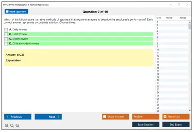 HRCI PHR Professional in Human Resources Practice test exam simulator test engine exam Prep practice test questions answers Image 2