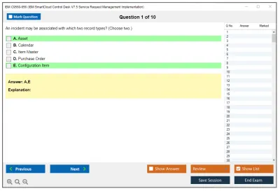 IBM C9560-656 IBM SmartCloud Control Desk V7.5 Service Request Management Implementation Practice test exam simulator test engine exam Prep practice test questions answers Image 1