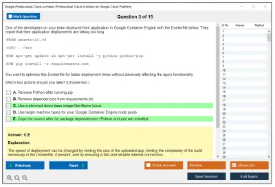Google Professional-Cloud-Architect Google Certified Professional - Cloud Architect (GCP) Practice test exam simulator test engine exam Prep practice test questions answers Image 3