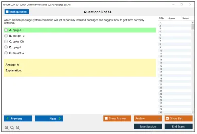 GAQM LCP-001 Linux Certified Professional (LCP) Powered by LPI Practice test exam simulator test engine exam Prep practice test questions answers Image 13