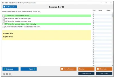 IBM C9560-503 IBM Tivoli Monitoring V6.3 Fundamentals Practice test exam simulator test engine exam Prep practice test questions answers Image 1