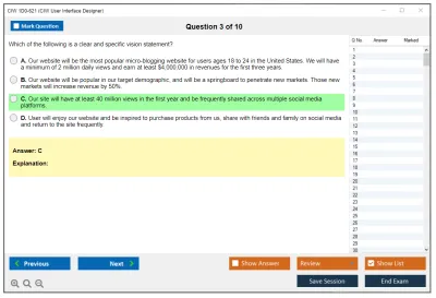 CIW 1D0-621 CIW User Interface Designer Practice test exam simulator test engine exam Prep practice test questions answers Image 3