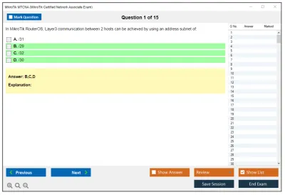 MikroTik MTCNA MikroTik Certified Network Associate Exam Practice test exam simulator test engine exam Prep practice test questions answers Image 1