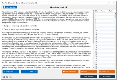 Test Prep CFA-Level-3 Chartered Financial Analyst Level 3 Practice test exam simulator test engine exam Prep practice test questions answers Image 14