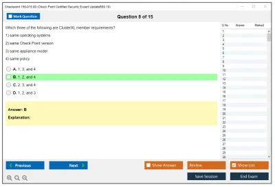 Checkpoint 156-915.80 Check Point Certified Security Expert UpdateR80.10 Practice test exam simulator test engine exam Prep practice test questions answers Image 8