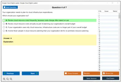 Google Cloud-Digital-Leader Google Cloud Digital Leader exam Practice test exam simulator test engine exam Prep practice test questions answers Image 4