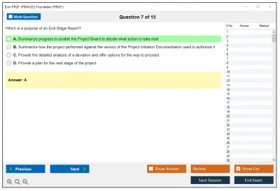 Exin PR2F PRINCE2 Foundation (PR2F) Practice test exam simulator test engine exam Prep practice test questions answers Image 7