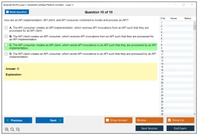 Mulesoft MCPA-Level-1 MuleSoft Certified Platform Architect - Level 1 Practice test exam simulator test engine exam Prep practice test questions answers Image 10