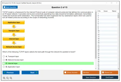 ECCouncil 412-79 EC-Council Certified Security Analyst (ECSA) Practice test exam simulator test engine exam Prep practice test questions answers Image 2