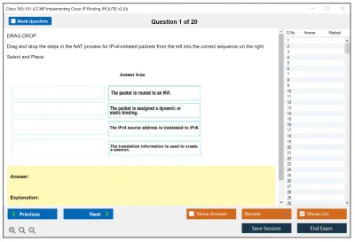 Cisco 300-101 CCNP Implementing Cisco IP Routing (ROUTE v2.0) Practice test exam simulator test engine exam Prep practice test questions answers Image 1