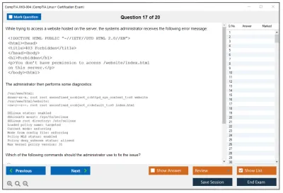 CompTIA XK0-004 CompTIA Linux+ Certification Exam Practice test exam simulator test engine exam Prep practice test questions answers Image 17