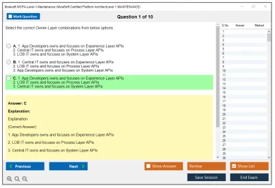Mulesoft MCPA-Level-1-Maintenance MuleSoft Certified Platform Architect - Level 1 MAINTENANCE Practice test exam simulator test engine exam Prep practice test questions answers Image 1