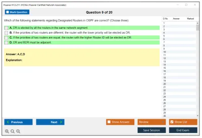 Huawei H12-211 HCNA (Huawei Certified Network Associate) Practice test exam simulator test engine exam Prep practice test questions answers Image 9