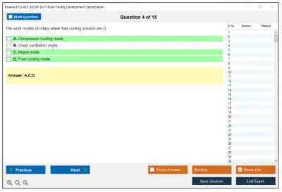 Huawei H12-425 HCNP-DCF-Build Facility Development Optimization Practice test exam simulator test engine exam Prep practice test questions answers Image 4