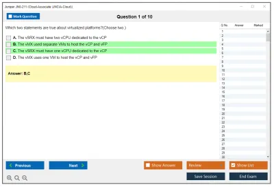 Juniper JN0-211 Cloud-Associate (JNCIA-Cloud) Practice test exam simulator test engine exam Prep practice test questions answers Image 1